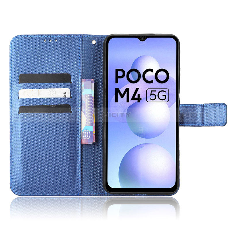 Xiaomi Poco M4 5G用手帳型 レザーケース スタンド カバー BY6 Xiaomi 