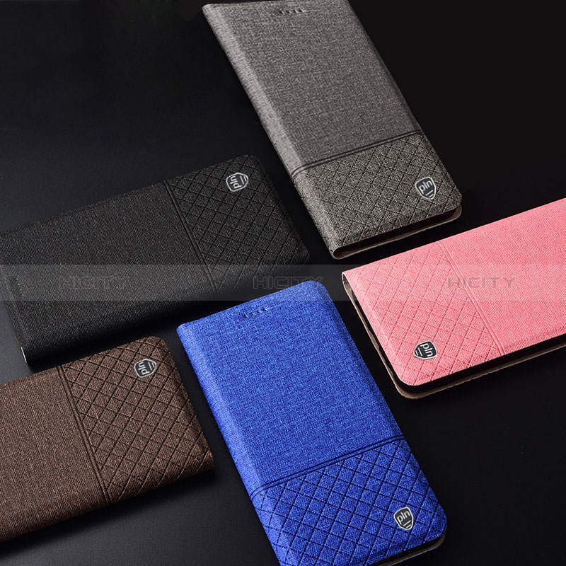 Xiaomi Poco M4 5G用手帳型 布 スタンド H12P Xiaomi 