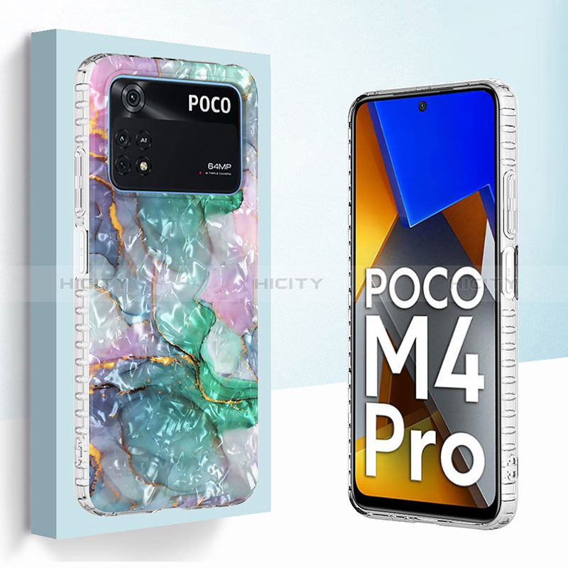 Xiaomi Poco M4 Pro 4G用シリコンケース ソフトタッチラバー バタフライ パターン カバー Y04B Xiaomi マルチカラー