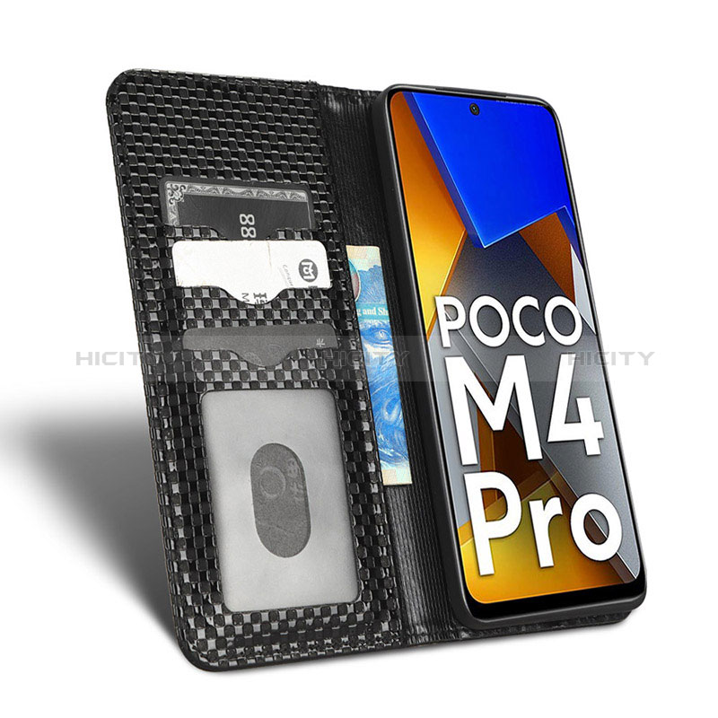 Xiaomi Poco M4 Pro 4G用手帳型 レザーケース スタンド カバー C03X Xiaomi 