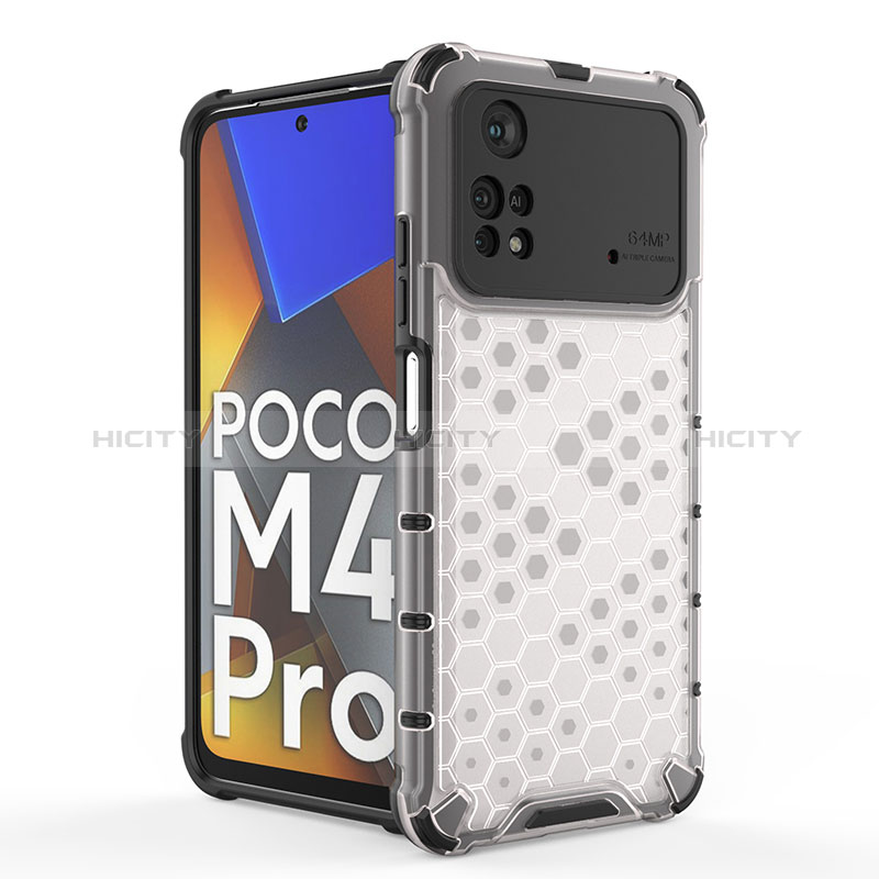 Xiaomi Poco M4 Pro 4G用360度 フルカバー ハイブリットバンパーケース クリア透明 プラスチック カバー AM2 Xiaomi 