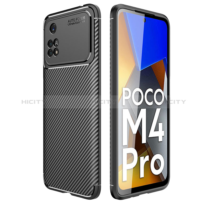 Xiaomi Poco M4 Pro 4G用シリコンケース ソフトタッチラバー ツイル カバー Xiaomi 