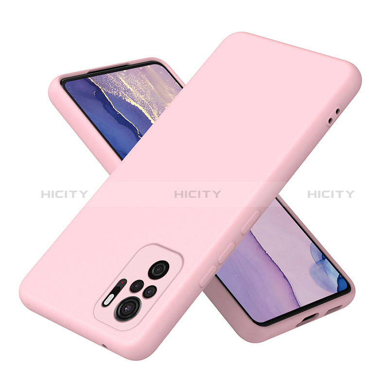 Xiaomi Poco M5S用360度 フルカバー極薄ソフトケース シリコンケース 耐衝撃 全面保護 バンパー H01P Xiaomi ローズゴールド