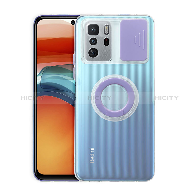 Xiaomi Poco X3 GT 5G用360度 フルカバー極薄ソフトケース シリコンケース 耐衝撃 全面保護 バンパー MJ1 Xiaomi ラベンダー