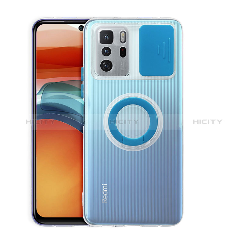 Xiaomi Poco X3 GT 5G用360度 フルカバー極薄ソフトケース シリコンケース 耐衝撃 全面保護 バンパー MJ1 Xiaomi ネイビー