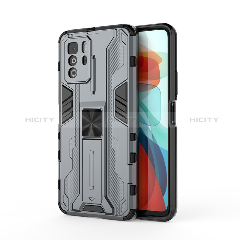 Xiaomi Poco X3 GT 5G用ハイブリットバンパーケース スタンド プラスチック 兼シリコーン カバー マグネット式 KC1 Xiaomi 