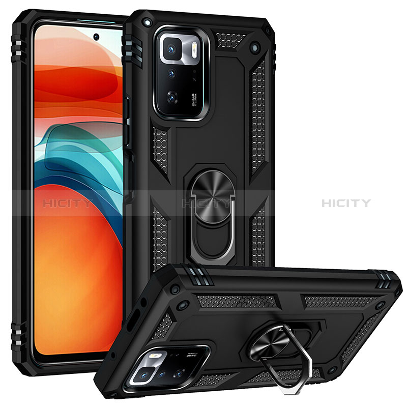 Xiaomi Poco X3 GT 5G用ハイブリットバンパーケース プラスチック アンド指輪 マグネット式 MQ3 Xiaomi 