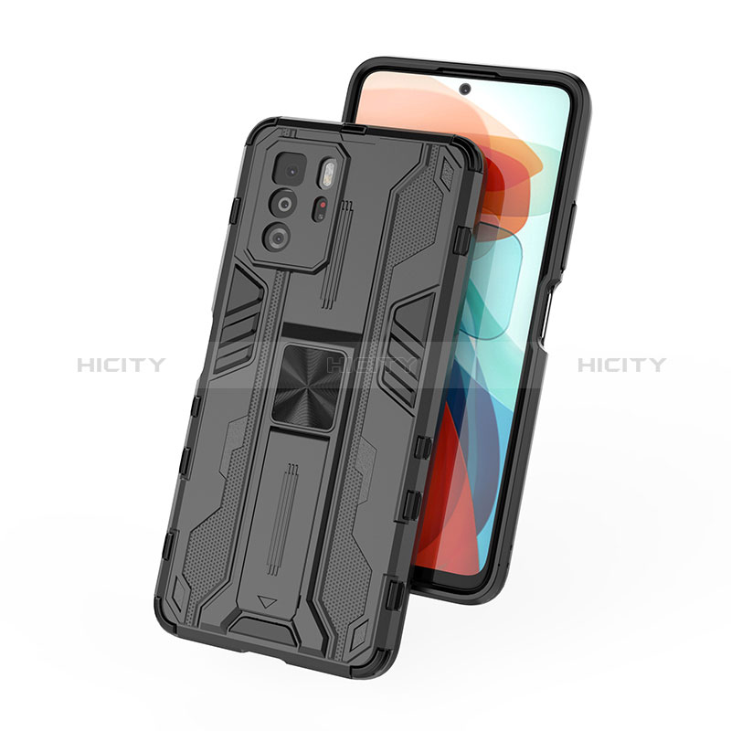 Xiaomi Poco X3 GT 5G用ハイブリットバンパーケース スタンド プラスチック 兼シリコーン カバー マグネット式 KC2 Xiaomi 