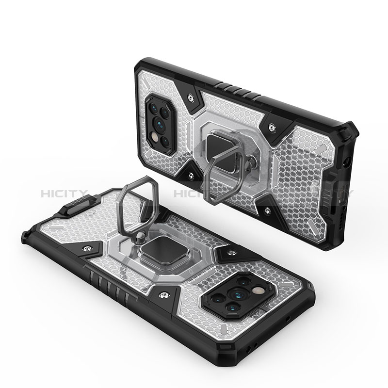 Xiaomi Poco X3 NFC用ハイブリットバンパーケース プラスチック アンド指輪 マグネット式 KC5 Xiaomi 