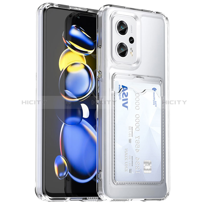 Xiaomi Poco X4 GT 5G用360度 フルカバー極薄ソフトケース シリコンケース 耐衝撃 全面保護 バンパー J02S Xiaomi クリア