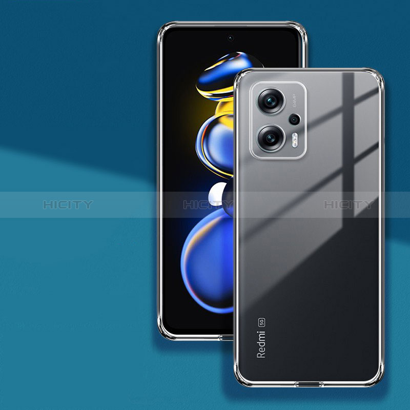 Xiaomi Poco X4 GT 5G用極薄ソフトケース シリコンケース 耐衝撃 全面保護 クリア透明 T06 Xiaomi クリア