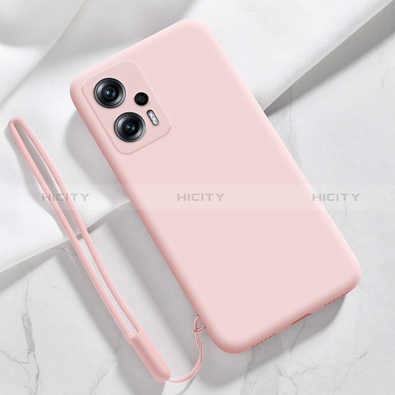 Xiaomi Poco X4 GT 5G用360度 フルカバー極薄ソフトケース シリコンケース 耐衝撃 全面保護 バンパー YK7 Xiaomi ピンク