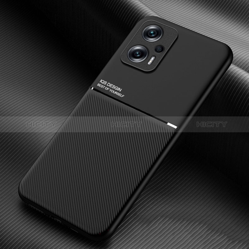 Xiaomi Poco X4 GT 5G用極薄ソフトケース シリコンケース 耐衝撃 全面保護 マグネット式 バンパー Xiaomi ブラック