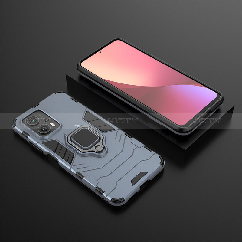 Xiaomi Poco X4 GT 5G用ハイブリットバンパーケース プラスチック アンド指輪 マグネット式 Xiaomi 