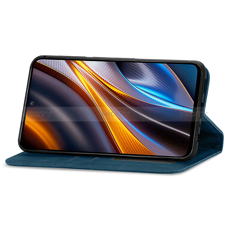 Xiaomi Poco X4 GT 5G用手帳型 レザーケース スタンド カバー S08D Xiaomi 