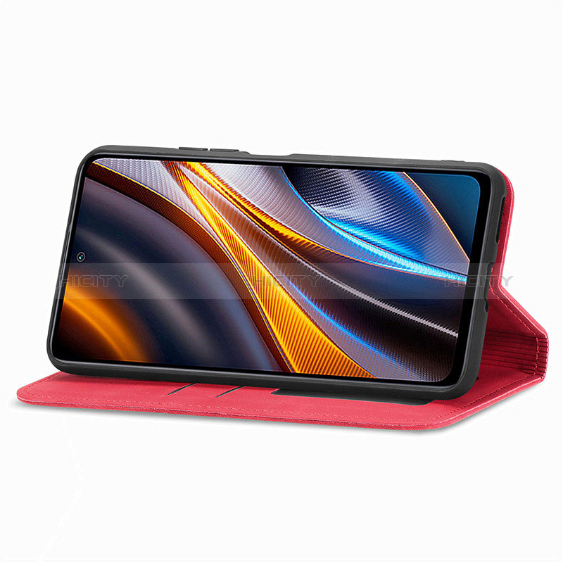 Xiaomi Poco X4 GT 5G用手帳型 レザーケース スタンド カバー S08D Xiaomi 