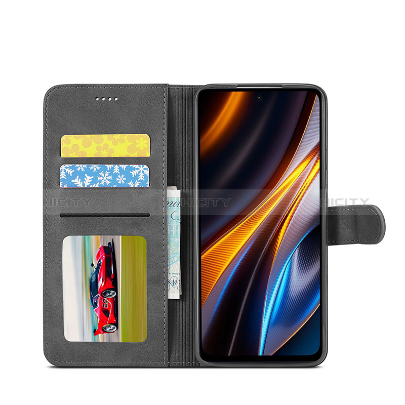 Xiaomi Poco X4 GT 5G用手帳型 レザーケース スタンド カバー LC1 Xiaomi 