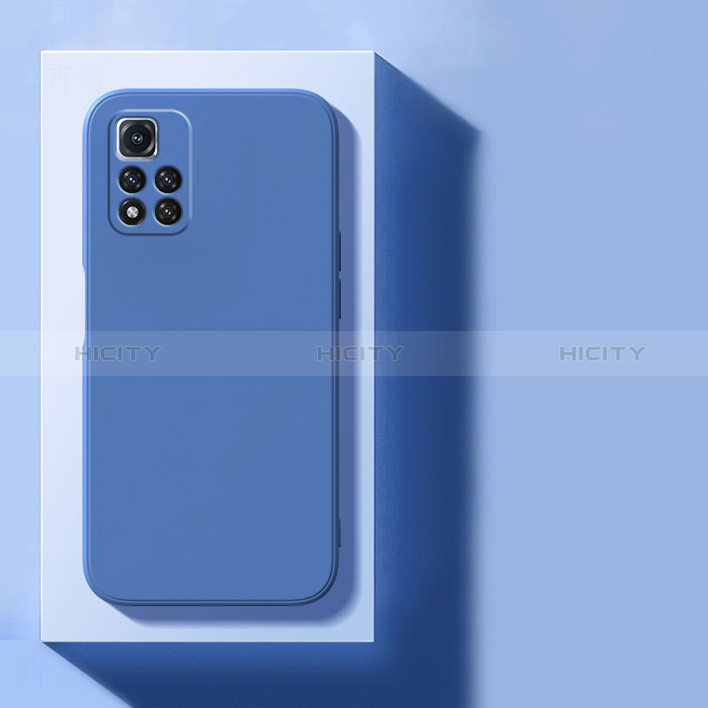 Xiaomi Poco X4 NFC用360度 フルカバー極薄ソフトケース シリコンケース 耐衝撃 全面保護 バンパー YK4 Xiaomi ネイビー