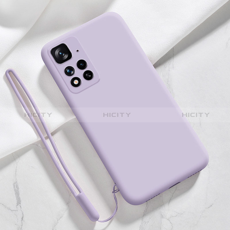 Xiaomi Poco X4 NFC用360度 フルカバー極薄ソフトケース シリコンケース 耐衝撃 全面保護 バンパー YK7 Xiaomi ラベンダー