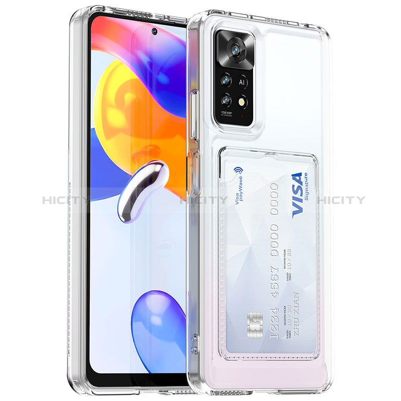 Xiaomi Poco X4 NFC用360度 フルカバー極薄ソフトケース シリコンケース 耐衝撃 全面保護 バンパー J02S Xiaomi クリア