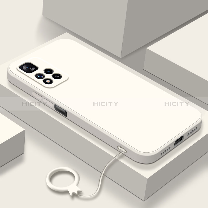 Xiaomi Poco X4 NFC用360度 フルカバー極薄ソフトケース シリコンケース 耐衝撃 全面保護 バンパー YK8 Xiaomi ホワイト