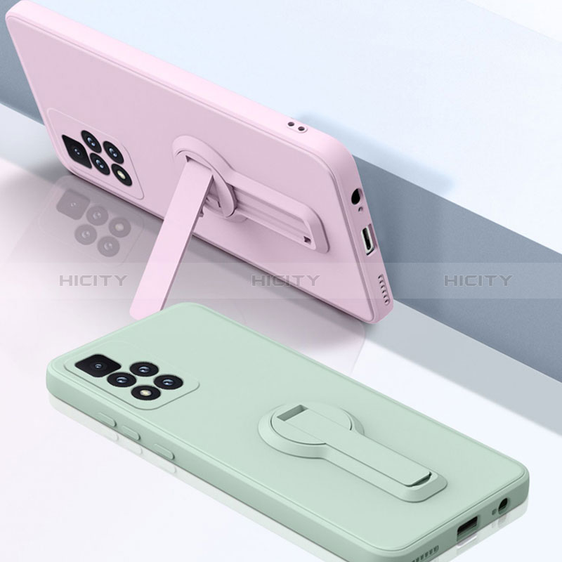 Xiaomi Poco X4 NFC用極薄ソフトケース シリコンケース 耐衝撃 全面保護 スタンド バンパー Xiaomi 