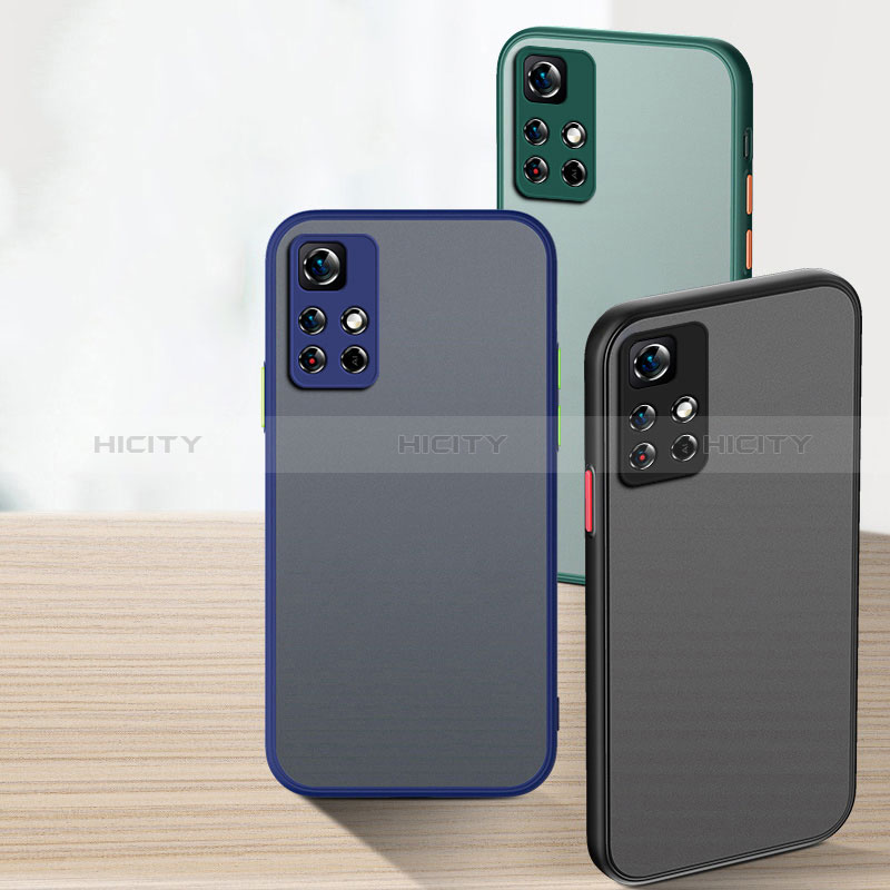 Xiaomi Poco X4 NFC用ハイブリットバンパーケース クリア透明 プラスチック カバー Xiaomi 