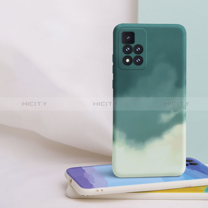 Xiaomi Poco X4 NFC用シリコンケース ソフトタッチラバー バタフライ パターン カバー Xiaomi 