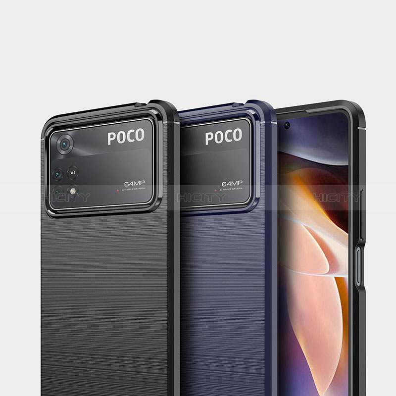Xiaomi Poco X4 Pro 5G用シリコンケース ソフトタッチラバー ライン カバー WL1 Xiaomi 