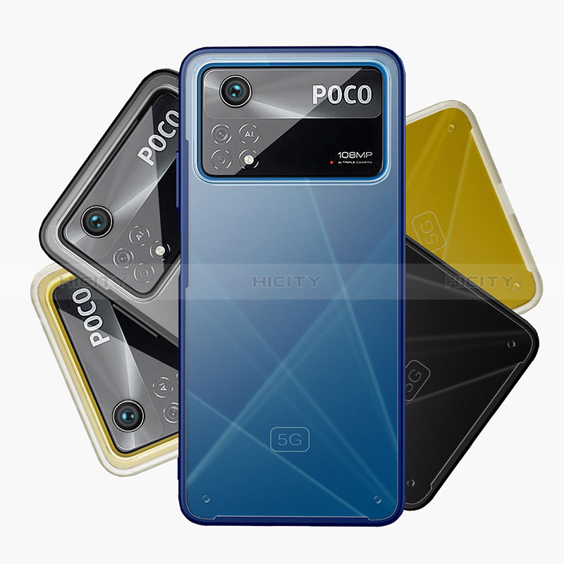 Xiaomi Poco X4 Pro 5G用ハイブリットバンパーケース クリア透明 プラスチック カバー WL1 Xiaomi 