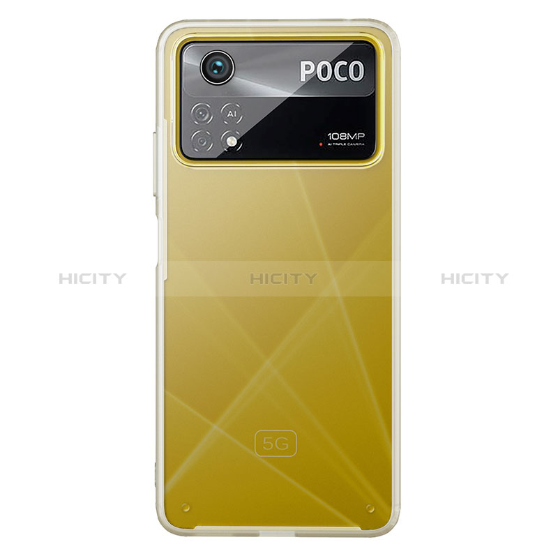 Xiaomi Poco X4 Pro 5G用ハイブリットバンパーケース クリア透明 プラスチック カバー WL1 Xiaomi 