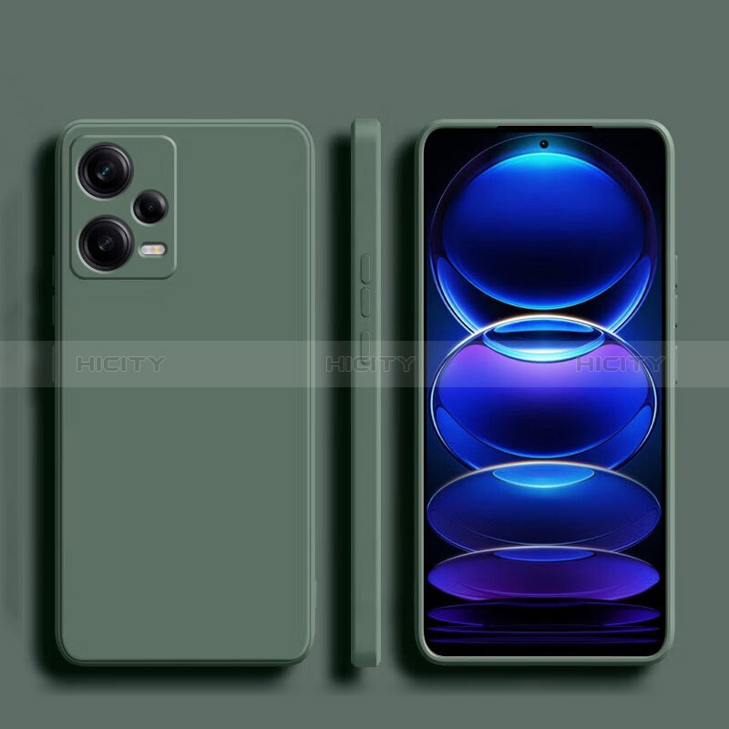 Xiaomi Poco X5 5G用360度 フルカバー極薄ソフトケース シリコンケース 耐衝撃 全面保護 バンパー YK5 Xiaomi グリーン