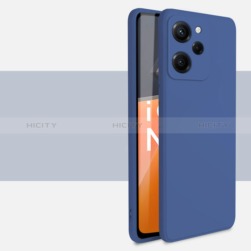 Xiaomi Poco X5 Pro 5G用360度 フルカバー極薄ソフトケース シリコンケース 耐衝撃 全面保護 バンパー YK1 Xiaomi ネイビー