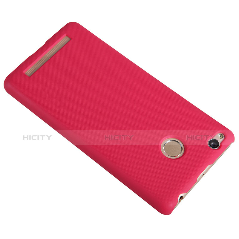 Xiaomi Redmi 3 Pro用ハードケース プラスチック メッシュ デザイン Xiaomi レッド