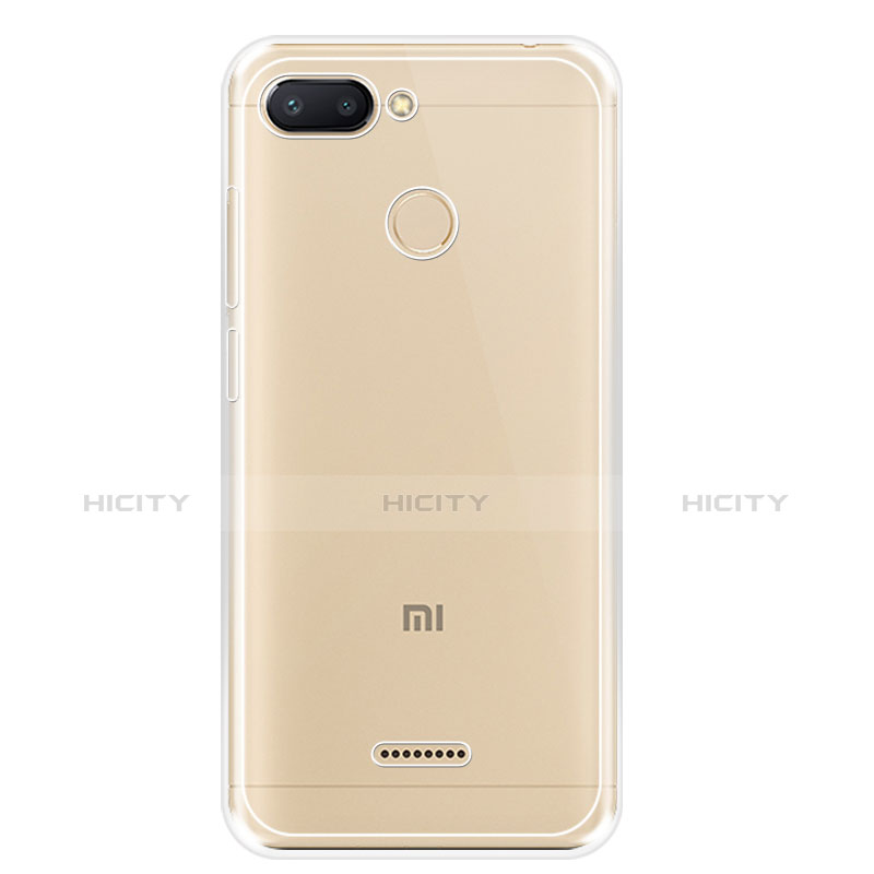 Xiaomi Redmi 6用極薄ソフトケース シリコンケース 耐衝撃 全面保護 クリア透明 T05 Xiaomi クリア