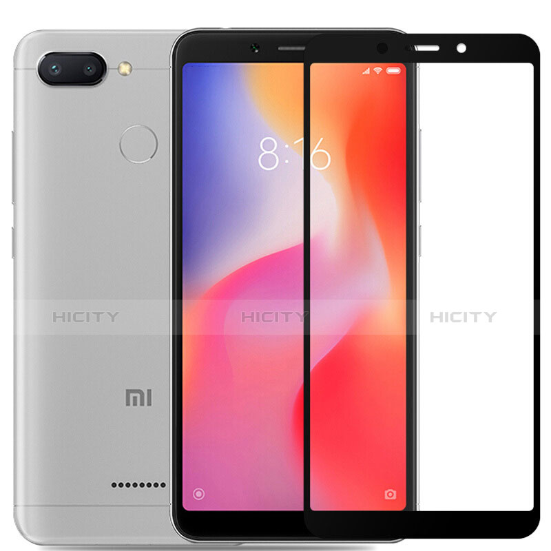 Xiaomi Redmi 6用強化ガラス フル液晶保護フィルム Xiaomi ブラック