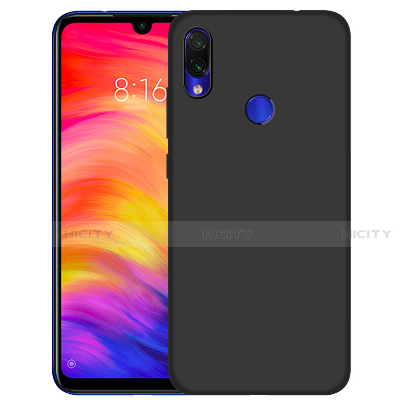 Xiaomi Redmi 7用極薄ソフトケース シリコンケース 耐衝撃 全面保護 Xiaomi ブラック