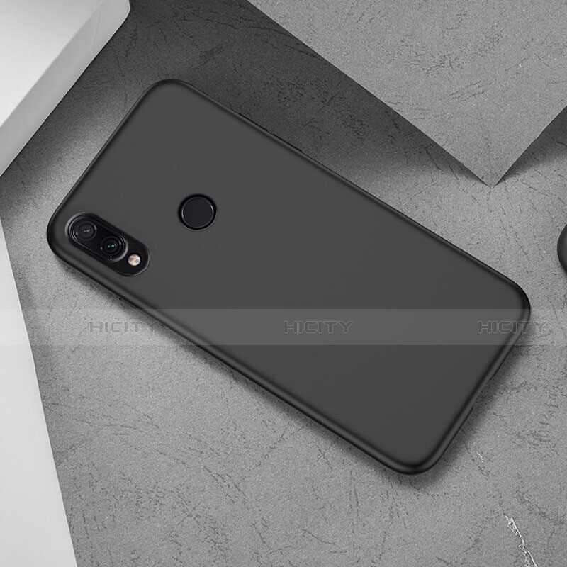 Xiaomi Redmi 7用極薄ソフトケース シリコンケース 耐衝撃 全面保護 Xiaomi ブラック