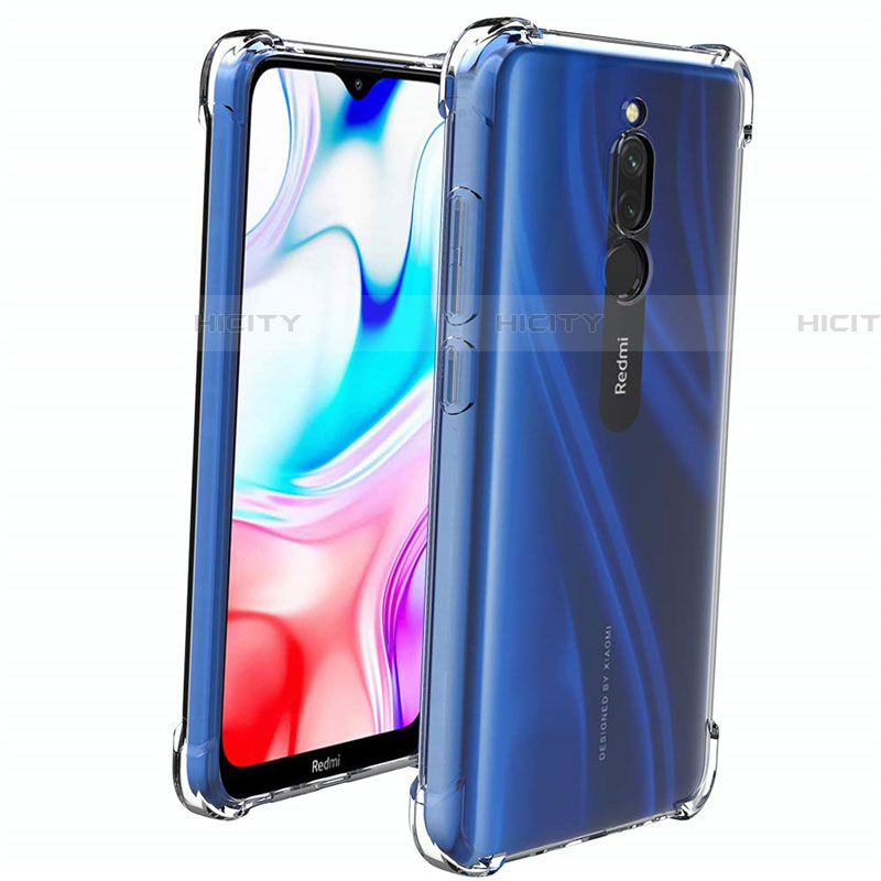 Xiaomi Redmi 8用極薄ソフトケース シリコンケース 耐衝撃 全面保護 クリア透明 T07 Xiaomi クリア