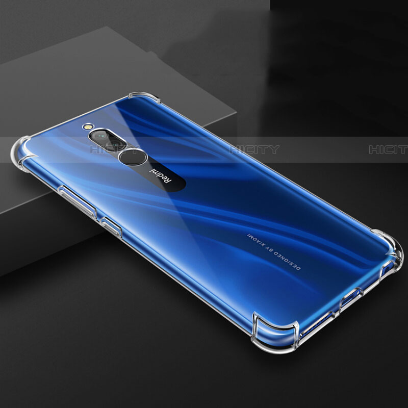 Xiaomi Redmi 8用極薄ソフトケース シリコンケース 耐衝撃 全面保護 クリア透明 T06 Xiaomi クリア