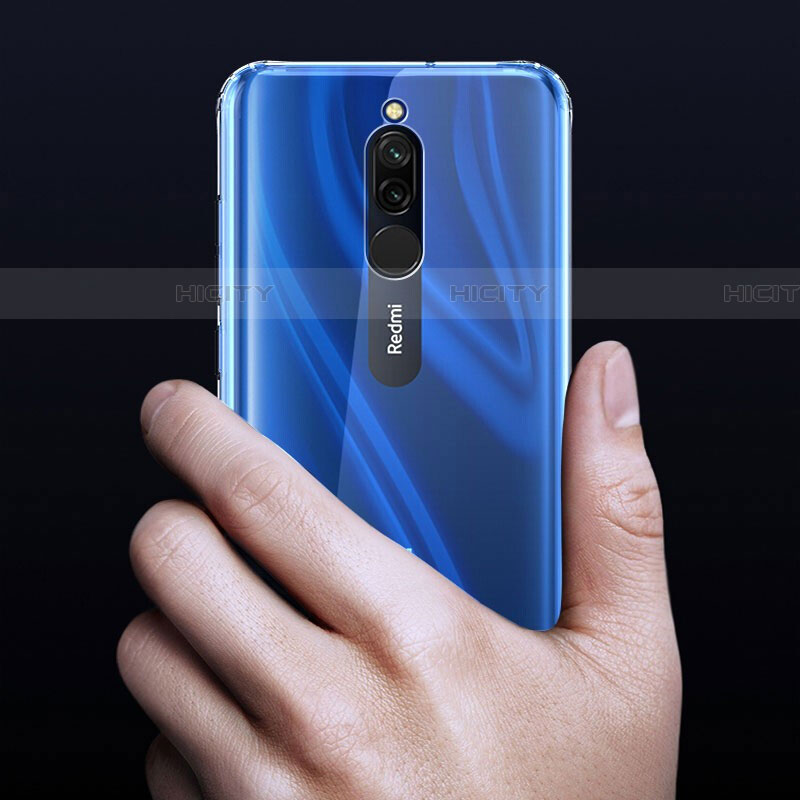 Xiaomi Redmi 8用極薄ソフトケース シリコンケース 耐衝撃 全面保護 クリア透明 T02 Xiaomi クリア