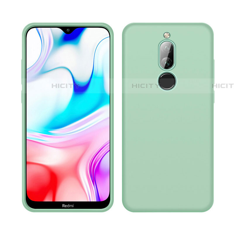 Xiaomi Redmi 8用360度 フルカバー極薄ソフトケース シリコンケース 耐衝撃 全面保護 バンパー S05 Xiaomi グリーン