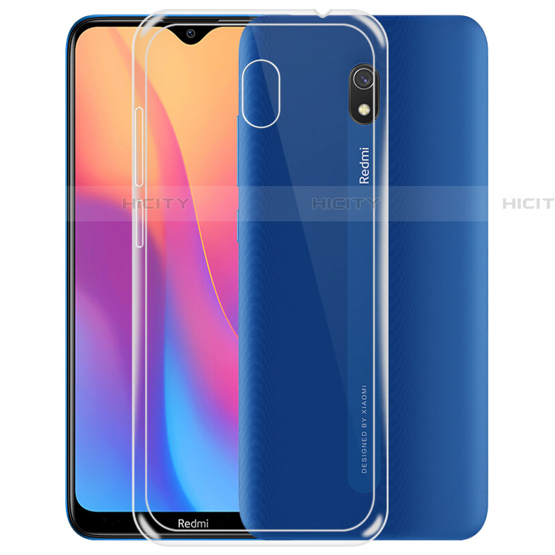 Xiaomi Redmi 8A用極薄ソフトケース シリコンケース 耐衝撃 全面保護 クリア透明 T02 Xiaomi クリア