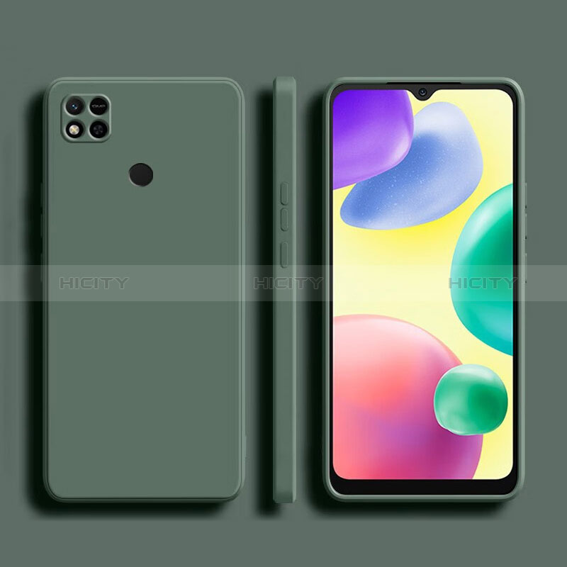 Xiaomi Redmi 9 Activ用360度 フルカバー極薄ソフトケース シリコンケース 耐衝撃 全面保護 バンパー YK1 Xiaomi グリーン