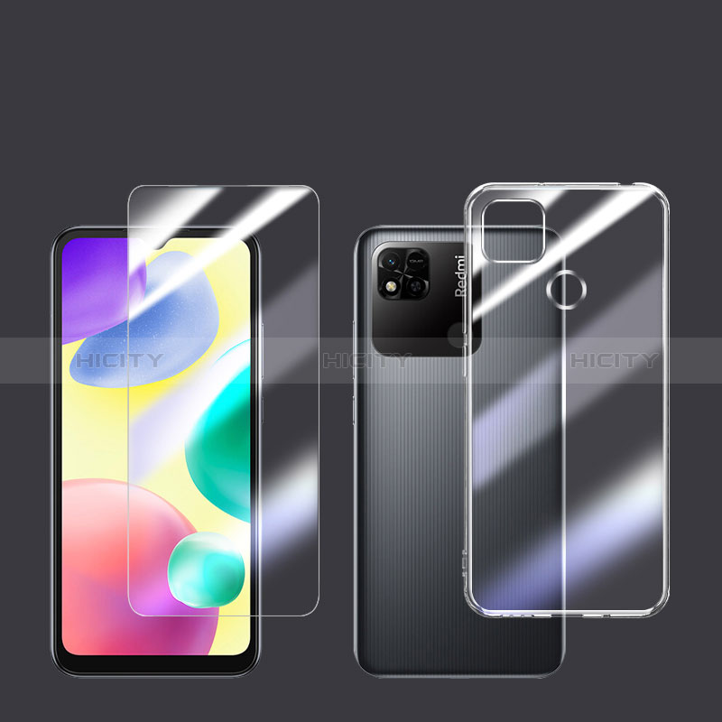 Xiaomi Redmi 9 Activ用極薄ソフトケース シリコンケース 耐衝撃 全面保護 クリア透明 アンド液晶保護フィルム Xiaomi クリア