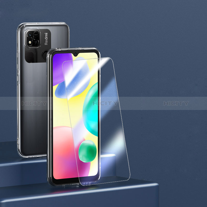 Xiaomi Redmi 9 Activ用極薄ソフトケース シリコンケース 耐衝撃 全面保護 クリア透明 アンド液晶保護フィルム Xiaomi クリア