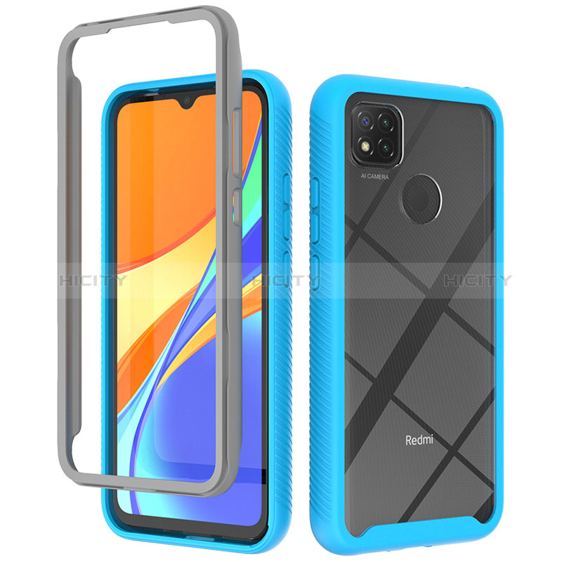 Xiaomi Redmi 9 Activ用360度 フルカバー ハイブリットバンパーケース クリア透明 プラスチック カバー ZJ4 Xiaomi 