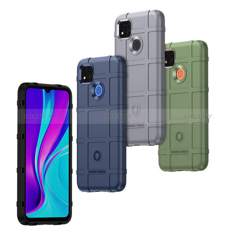 Xiaomi Redmi 9 Activ用360度 フルカバー極薄ソフトケース シリコンケース 耐衝撃 全面保護 バンパー J01S Xiaomi 