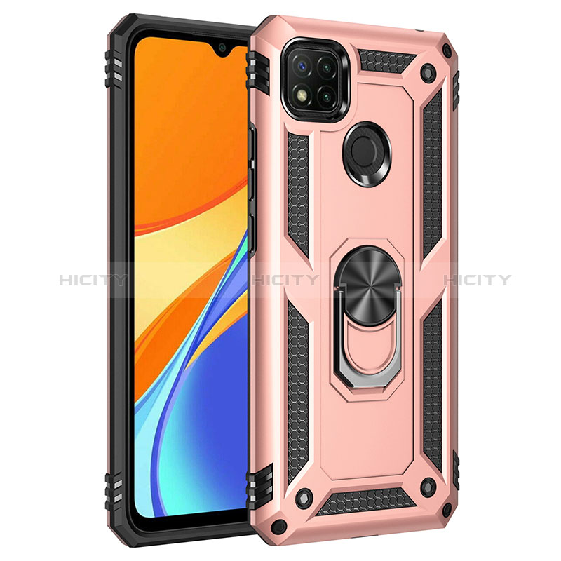 Xiaomi Redmi 9 Activ用ハイブリットバンパーケース プラスチック アンド指輪 マグネット式 MQ3 Xiaomi 