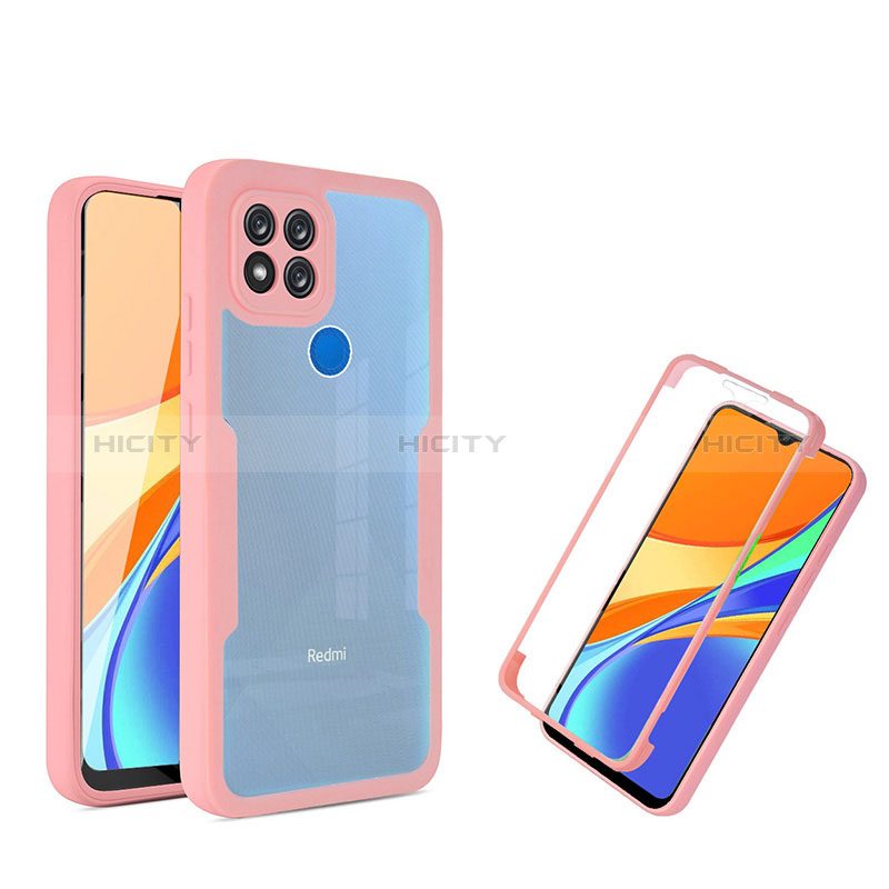 Xiaomi Redmi 9 Activ用360度 フルカバー ハイブリットバンパーケース クリア透明 プラスチック カバー MJ1 Xiaomi 